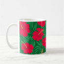 Search for green and red mugs Floral