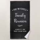 Search for reunion beach towels Party