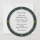 Search for tartan invitations Green
