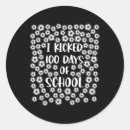 Search for kicked stickers First day of school