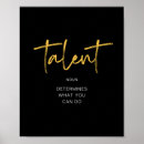 Search for talent posters Success