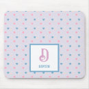 Search for blue monogram letter mousepads Pattern