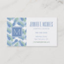 Search for rainforest business cards Monstera