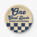 Search for cool dude plates 1st birthday