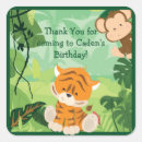 Search for jungle zoo party stickers Green