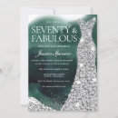 Search for green and silver invitations Party