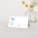 Search for bow place cards Dusty blue