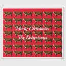 Search for vintage red wrapping paper Red and white
