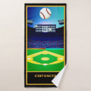 Search for baseball bath towels Green