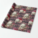 Search for purple skulls wrapping paper Pink