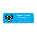 Search for black and white bird return address labels Cute