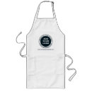 Search for employees aprons Business logo
