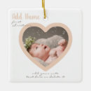Search for pink heart christmas tree decorations Baby girl