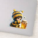 Search for jar of honey stickers Honeybee