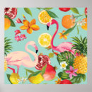 Search for flamingo pattern posters Floral