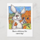Search for cartoon carrot postcards Bunny