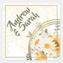 Search for daisy wedding stickers Watercolor