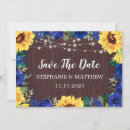 Search for wood wedding save the dates Sunflower