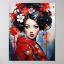 Search for japanese watercolor posters Woman