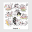 Search for cute white kitten stickers Meow