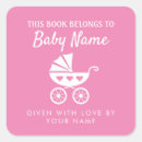 Search for baby shower bookplates Pink