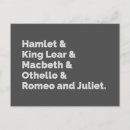 Search for hamlet postcards Play