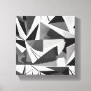 Search for abstract black and white canvas prints Geometric