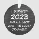 Search for i survived christmas tree decorations Humour