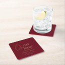 Search for burgundy coasters Script