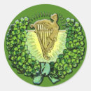 Search for irish harp stickers Shamrock