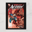 Search for action comics postcards Man of steel