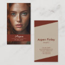 Search for actress business cards Elegant