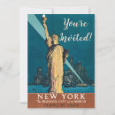 Search for new york city invitations Statue of liberty