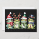 Search for cute frog christmas cards Festive