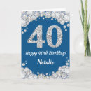 Search for 40th birthday cards 40 forty years old