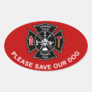 Search for firefighter stickers Red