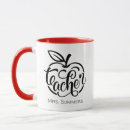 Search for apple for teacher mugs Teach love inspire