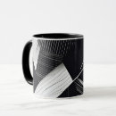Search for black and white geometric mugs Minimal