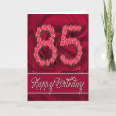 Search for 85 year old birthday cards 85th
