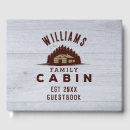 Search for lake house guest books Rustic
