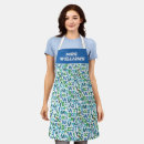 Search for letter design aprons Colourful educational graphic