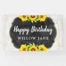 Search for sunflower banners Yellow floral