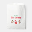 Search for christmas favour bags Red