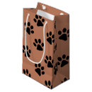Search for dog paw print gift bags Brown