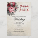 Search for goth red and black wedding invitations Roses