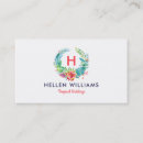 Search for wreath business cards Floral