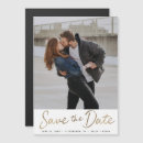 Search for gold foil save the date magnets Simple