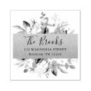Search for floral rubber stamps Return address