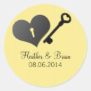 Search for key wedding stickers Elegant