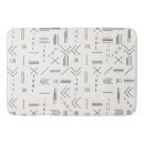 Search for geometric pattern bath mats Black and white